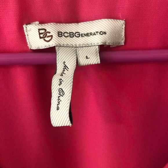 BCBGeneration Ruffles Pink Dress - Picture 4 of 5